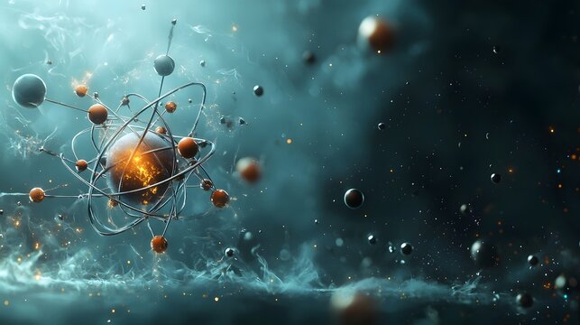Detailed quantum representation of how quarks combine to form baryons and mesons the fundamental particles of matter