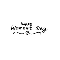 hand drawn happy women day