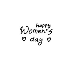 hand drawn happy women day