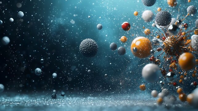 Detailed quantum model of the Standard Model of particle physics highlighting the fundamental interactions and structures of quarks and other subatomic particles