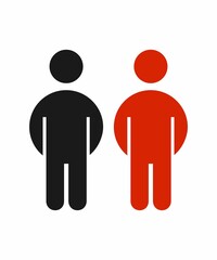 The computer icon logo is both red and black. The most popular logo icon is JPG format