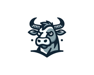 Cow logo vector. Animal farm. Cow icon. Dairy product symbol vector illustration.