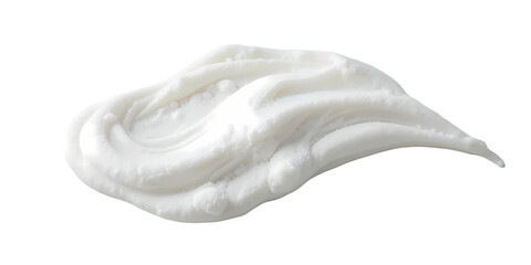 "white shaving cream foam isolated on white"

