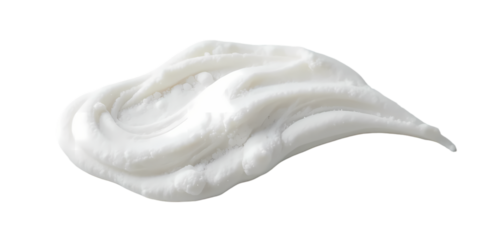 "white shaving cream foam isolated on white"
