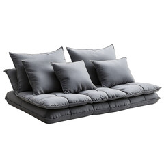 Modern sofa isolated on a white background