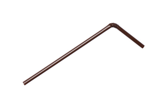 Drinking straw isolated on white