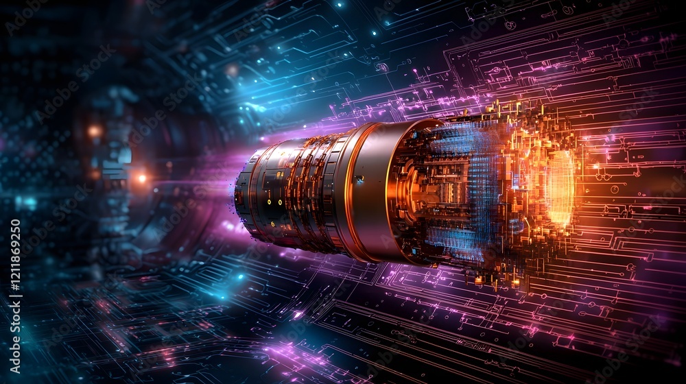 Poster quantum computing optimization of nuclear reactor efficiency through real time simulations a visuali