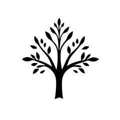 tree silhouette vector