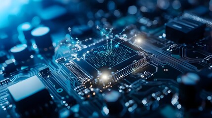 Fototapeta premium Quantum Computing Analyzing Vulnerabilities in Traditional Security Protocols to Enhance Cyber Defense and Data Protection