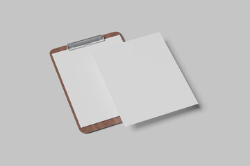clipboard menu mockup