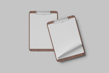 clipboard menu mockup