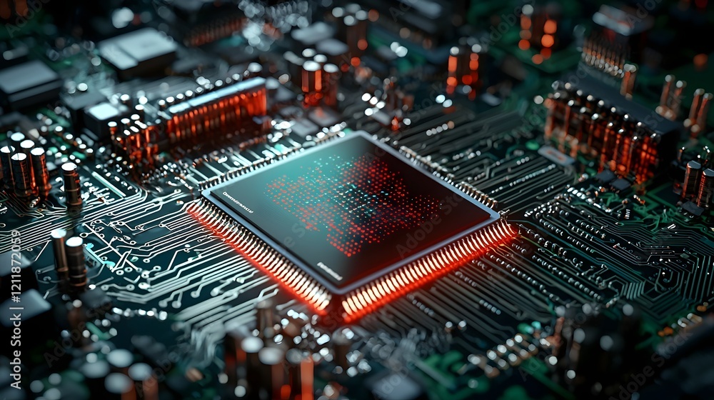 Poster quantum computing visualizes real time ransomware attack prevention and threat identification innova