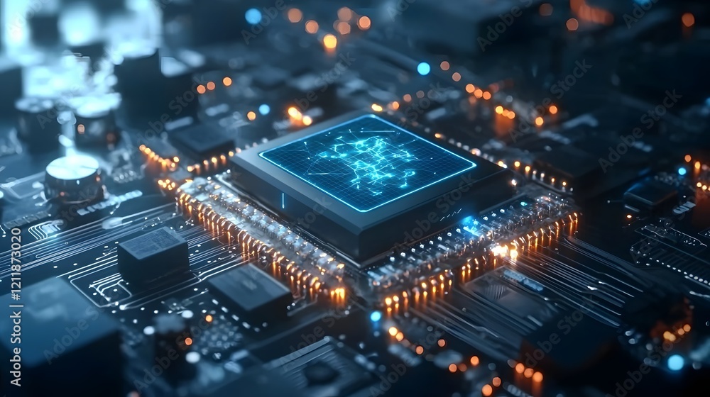 Poster secure quantum communication networks visualizing cutting edge data transmission for the future of s