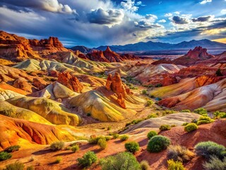 Little Finland, Nevada - Colorful Desert Landscape