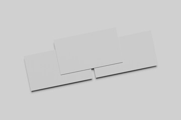 Blank Presentation Mockup white