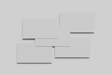 Blank Presentation Mockup white