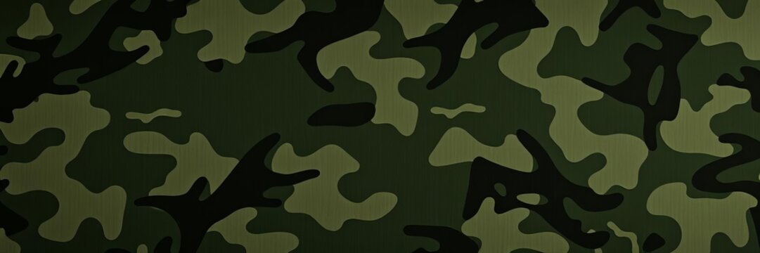 multicam camouflage fabric with green, brown, and tan hues for military background, war, material