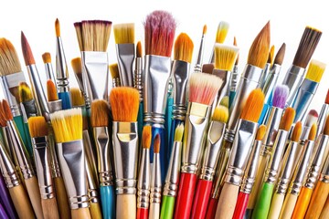 Fototapeta premium Paintbrush Set - Artistic Tools for Drawing & Painting
