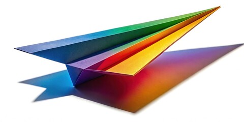 Paper Airplane Shadow Play - Dynamic Flight