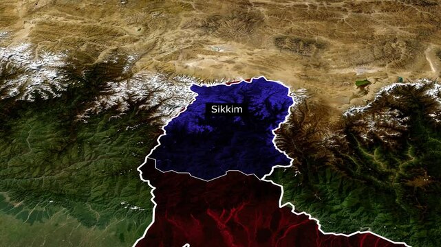 Sikkim Map