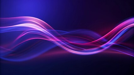 Pulsating neon futurism dynamic motion tech, high-speed light trails, purple wave swirls, futuristic energy flow, glowing streamlines, vibrant abstract motion, digital light movement