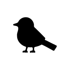 Minimalist Bird Silhouette Vector