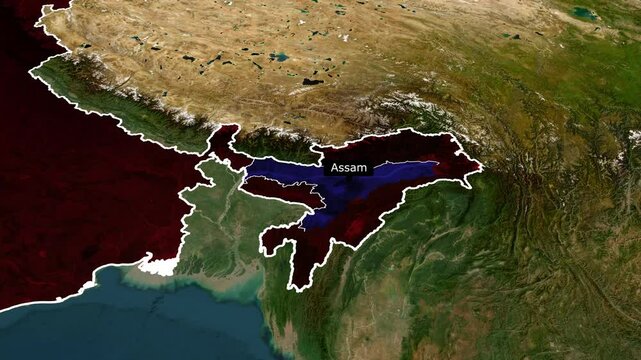 Assam Map