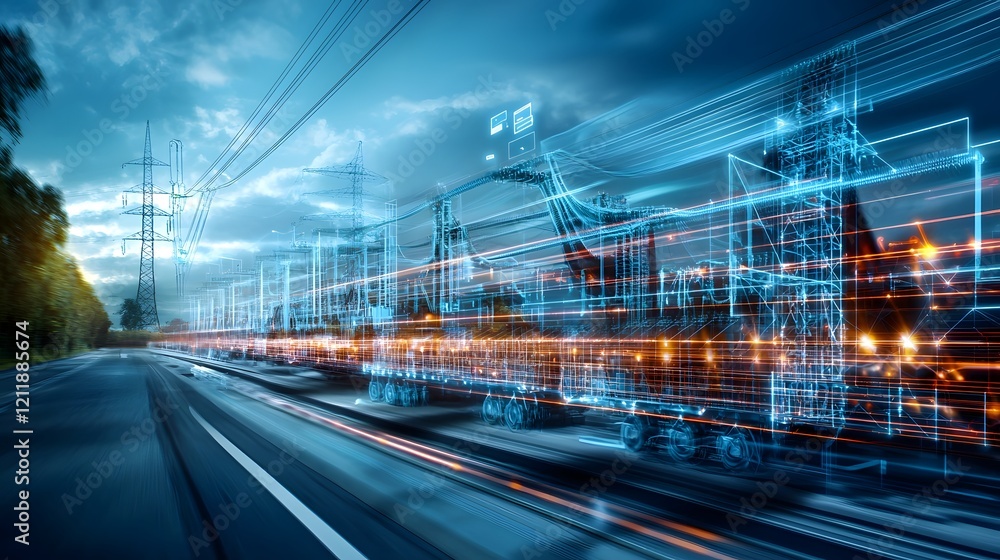 Poster quantum powered virtual twin simulating renewable energy grid systems advanced digital simulation an