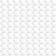 Tropical leaf Wallpaper, Luxury nature leaves pattern design, vector linear tiling background, stripy weaving, optical maze, twisted stripes. Black and white design.