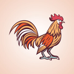 Rooster Mascot Logo