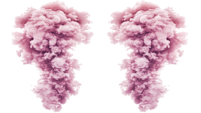 Pink Smoke Bomb Overlays for Creative Use Generative AI