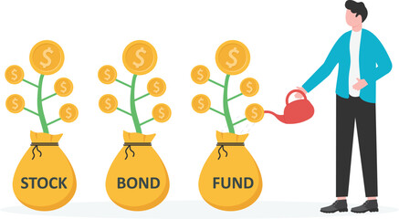 Investment growth, wealth management or savings to gain interest,
