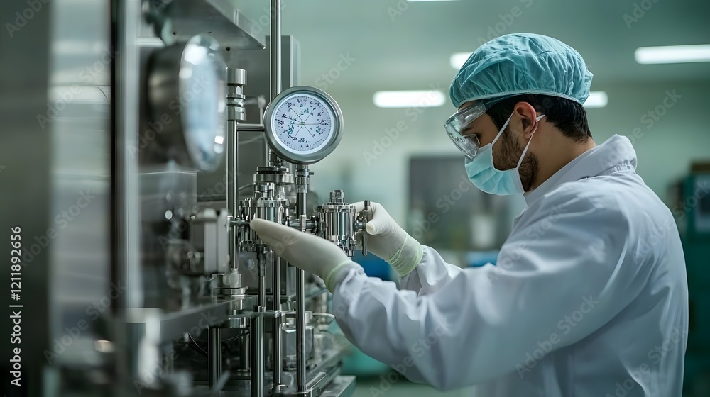 Poster quantum computing technology enhances a sophisticated high tech manufacturing process enabling the r
