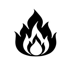 Abstract Flame Graphic Design Icon