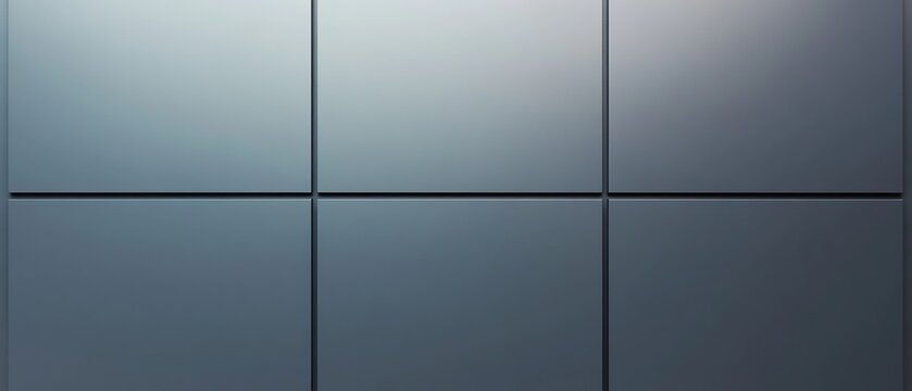 Subtle Grey Paneling Soft Light Modern Aesthetic. AI Generated