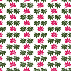seamless pattern with leaves