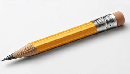 Naklejka premium pencil on white background, Pencil isolated on white background