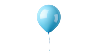 A blue balloon floats in the air, adding cheer to the festive gathering