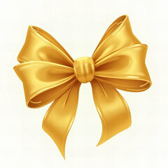 Elegant Golden Bow