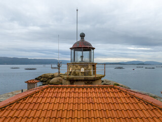 Faro Punta Cabalo en A Illa de Arousa, Galicia