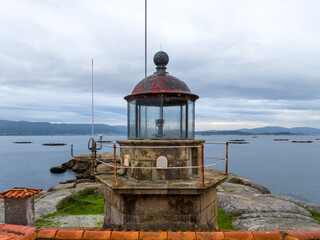 Faro Punta Cabalo en A Illa de Arousa, Galicia