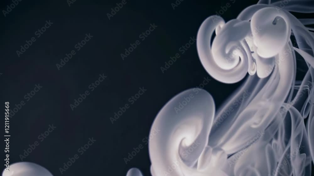 Leinwandbilder Exploration of swirling fluid dynamics showcasing mesmerizing patterns and movement in a controlled environment