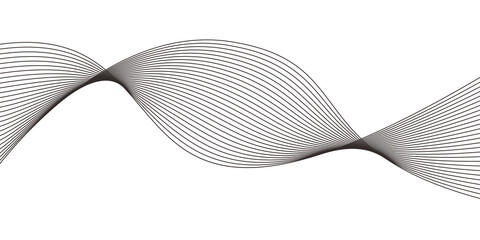 abstract wavy curve lines background