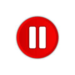 red circle pause button