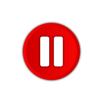 red circle pause button