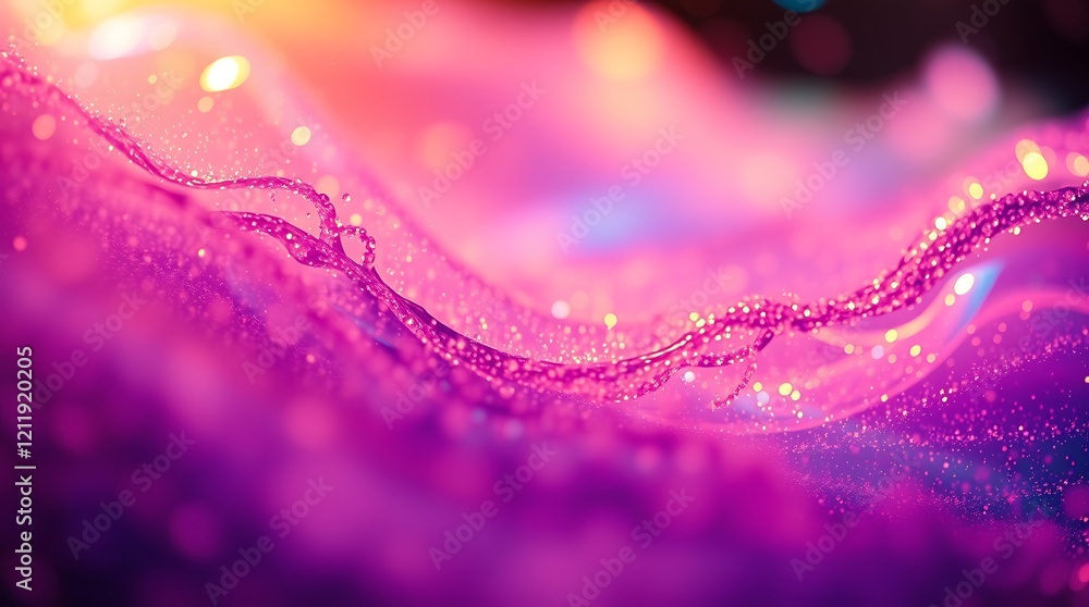 Poster abstract colorful background with waves, background with vibrant colors
