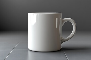 Obraz premium White mug mockup