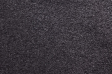 Gray fabric background. Grey cloth pattern of hoodie, sweater, pullover, shirt
