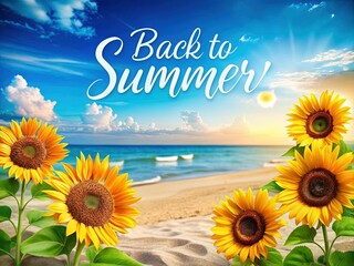 June Summer Greeting: Welcome Back Sunshine & Warmth