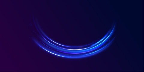 Abstract background rotational border lines. Neon stripes in the form of drill, turns and swirl. Iight background, speed, wavy, swirl,curve,speedy,vector. 